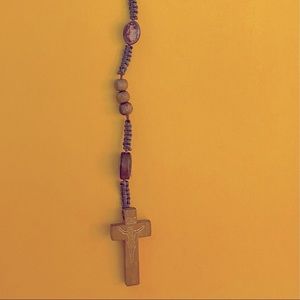 Wooden rosary beads